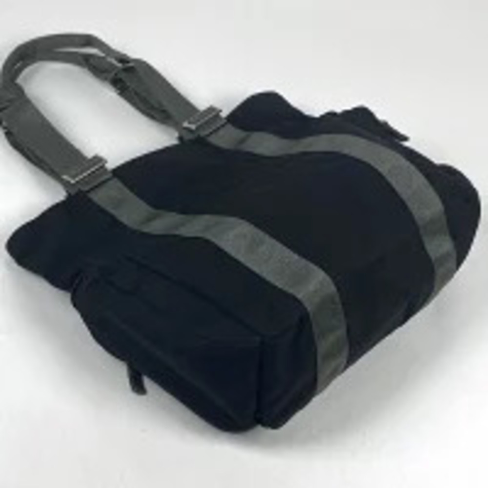 Prada Black bag Nero canvas tote Sport handbag Black